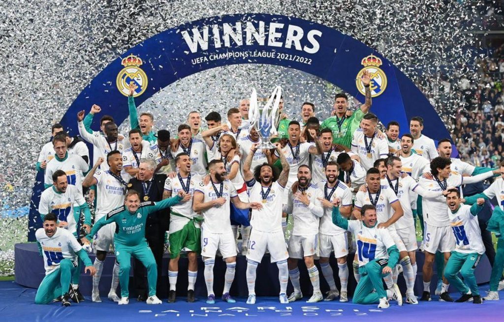Real Madrid chính là đội bóng đá giành được chức vô địch C1 2022